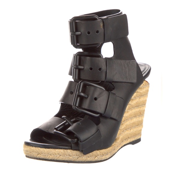 ✨SOLD✨Alexander Wang leather espadrilles